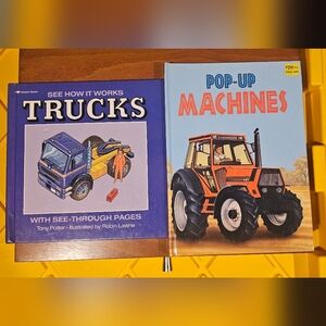 Pop-Up Machines and Trucks Book Set